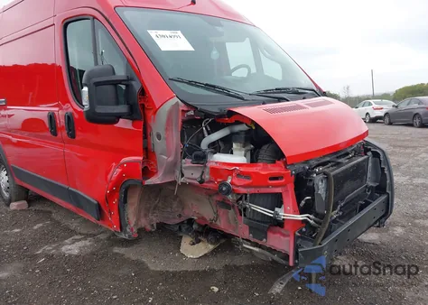 2019 Ram Promaster 2500 High Roof 136 Wb из США, поврежденный, VIN 3C6TRVCG9KE559878